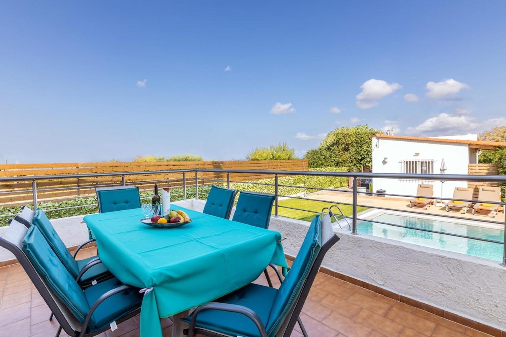 Amazing Villa Chrysanthi With Private Pool In Heraklion Epano Vathia Экстерьер фото