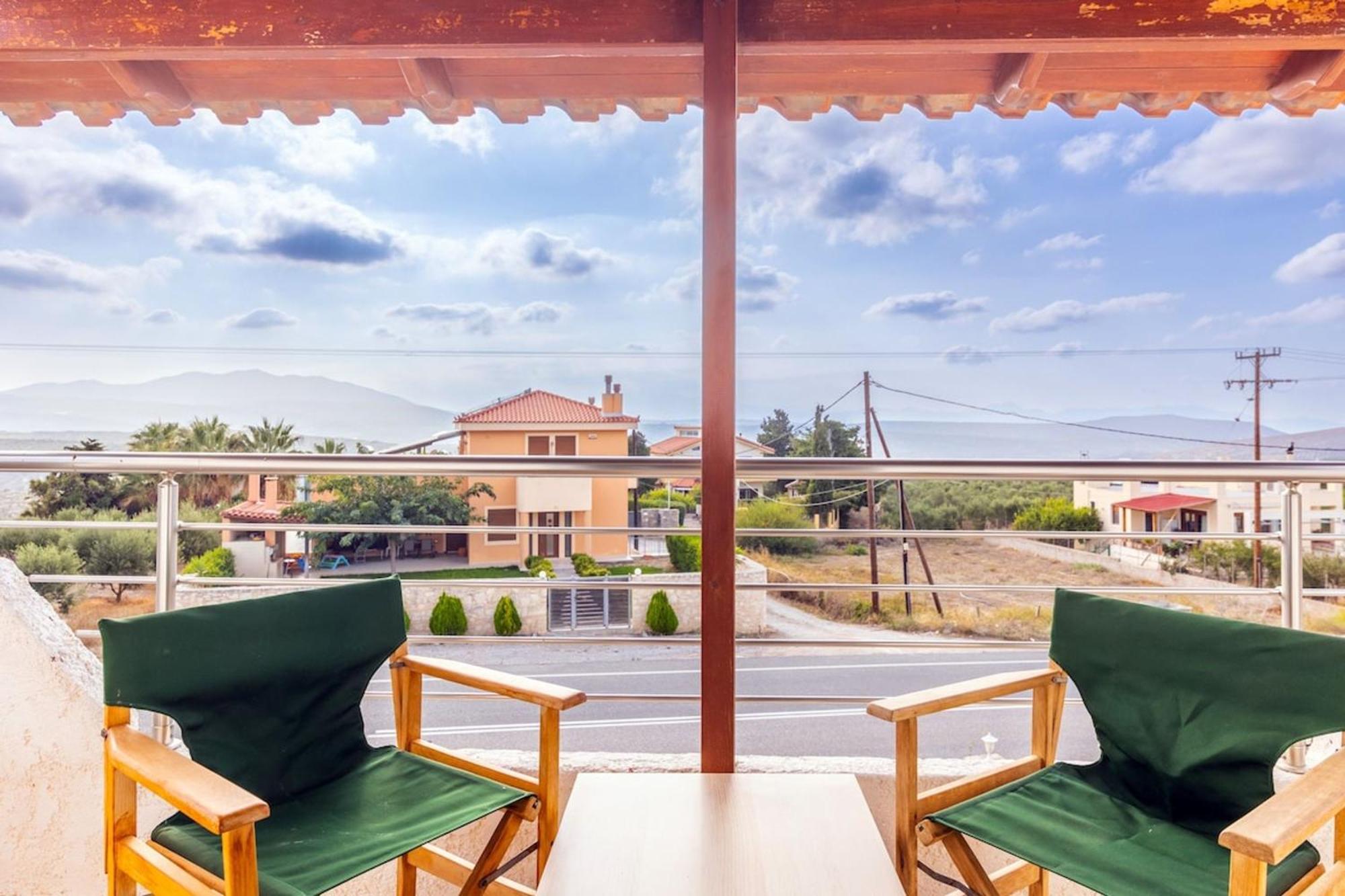 Amazing Villa Chrysanthi With Private Pool In Heraklion Epano Vathia Экстерьер фото
