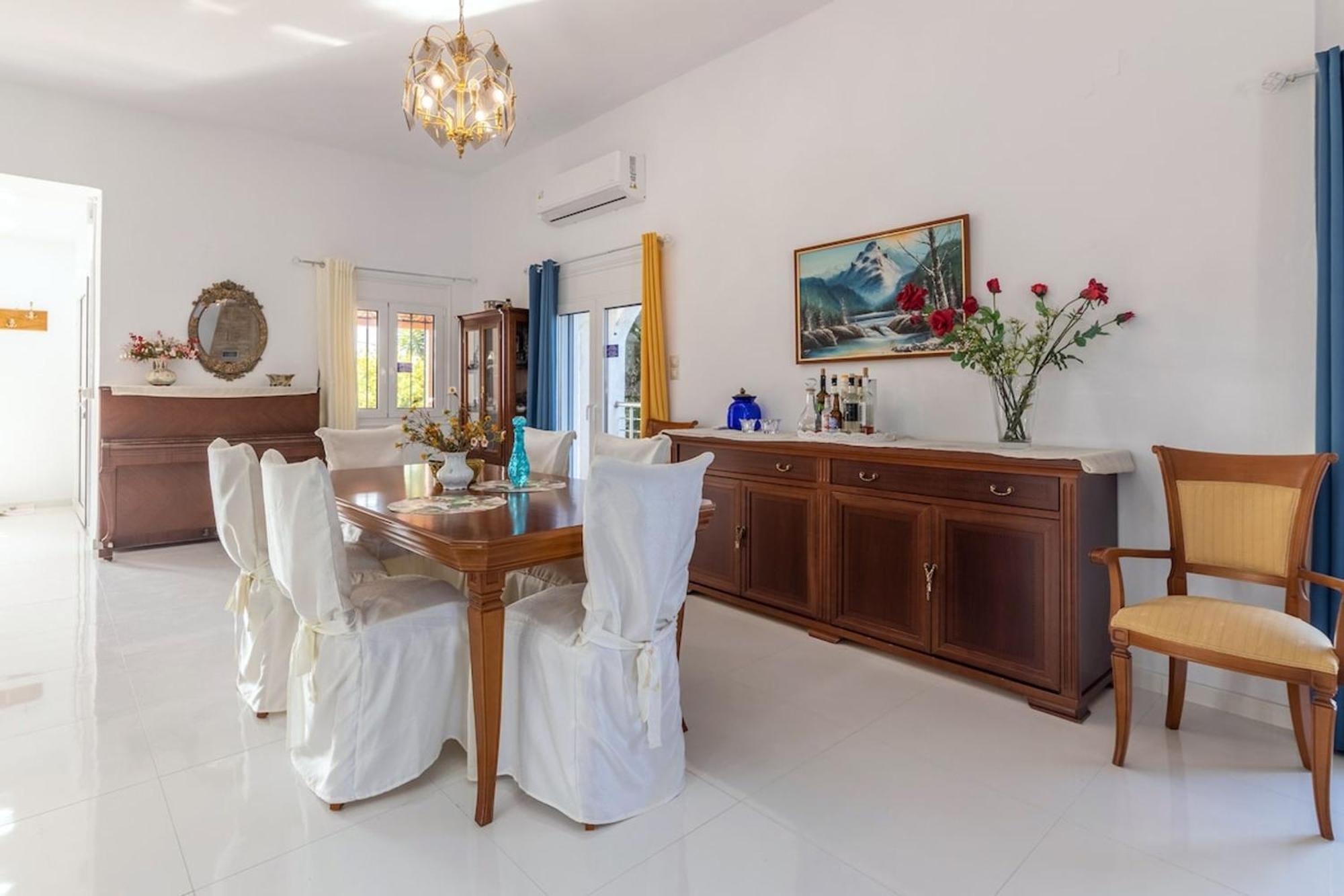Amazing Villa Chrysanthi With Private Pool In Heraklion Epano Vathia Экстерьер фото