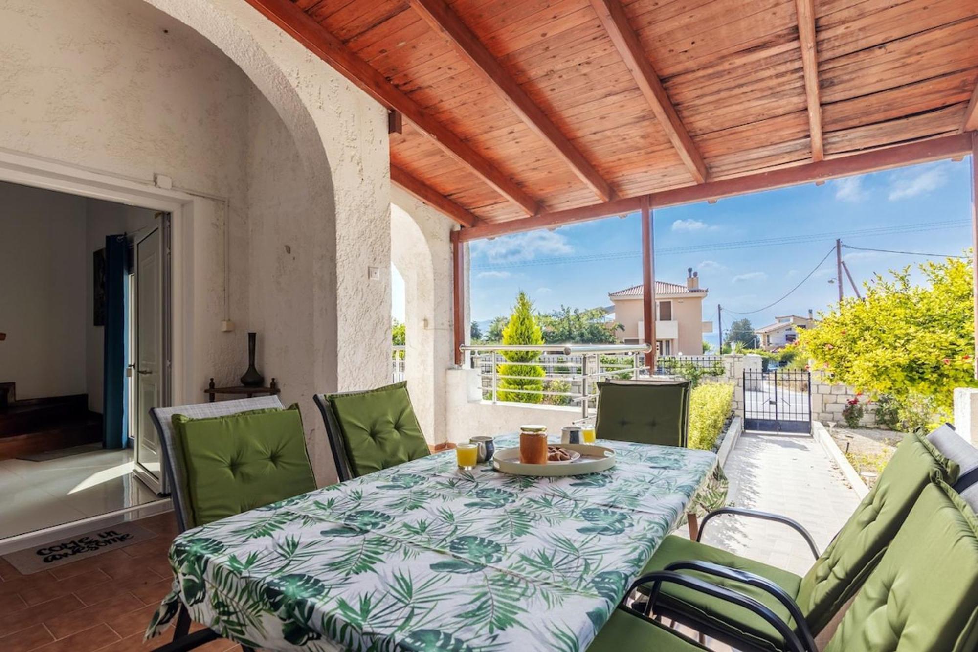 Amazing Villa Chrysanthi With Private Pool In Heraklion Epano Vathia Экстерьер фото